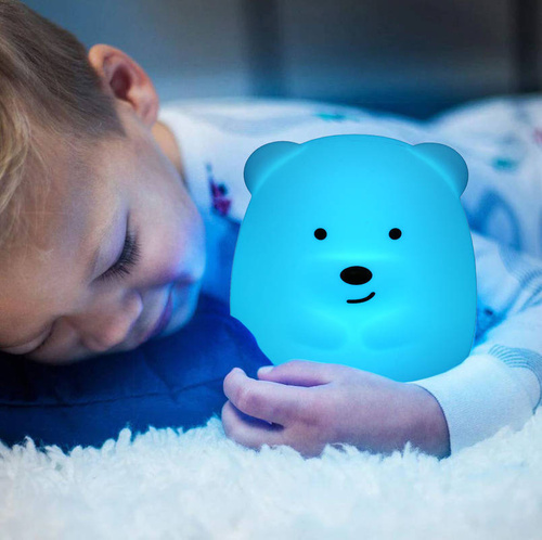 Silikon-LED-Nachtlicht für Kinder | Bärchen LED | IR-Fernbedienung | NL-04