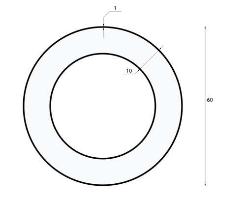 LED-Pendelleuchte | 36 W | rund | Aluminium | CCD flimmerfrei | Ø 60x6 cm | LPL-004