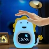 LED-Kinderwecker mit Nachtlicht und weißem Rauschen – Farbiges Licht, Alarm, Sonnenaufgangssimulation | Nachtlicht mit eingebautem Akku | JL-822