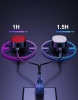 USB-C IP65 LED-Fahrradlicht-Set | Fahrradbeleuchtung vorne + hinten | 15 Beleuchtungsmodi | 05BR0013