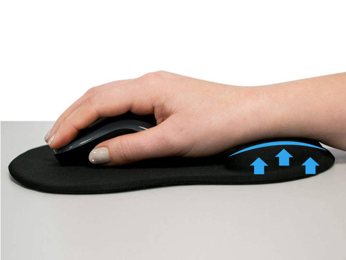 Ergonomische Mauspad mit Gel-Handgelenkauflage | 19x23 cm | MP-005