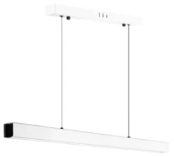 Moderne rechteckige Pendelleuchte | Fernbedienung | LED | Weiß | SX41-80CM-32W-W