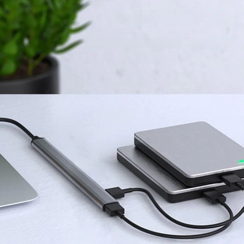 USB-Hub | 7x USB-A Anschlüsse, Adapter, 7-in-1 Verteiler |