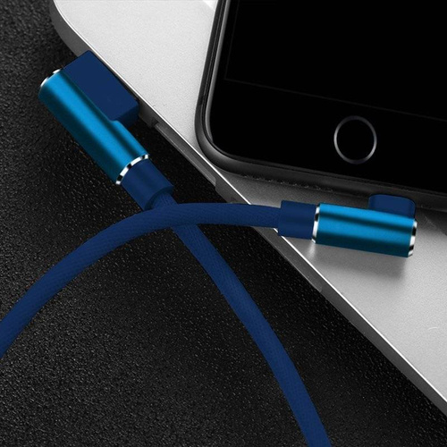 Micro-USB 2M | Winkel-USB-Ladekabel für Telefon | Quick Charge 3.0 2.4A | AM30