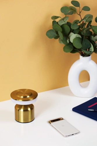 LED-Tischleuchte mit Touch-Bedienung | 3 Lichtfarben | gold | HJA43-GOLD