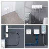 Set 10 Stück Kabel- und Draht-Organizer | Nano-Klips mit Klebeband | Transparent | KZ-D58