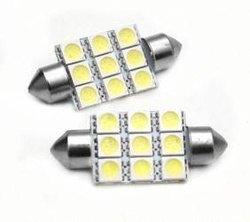 LED-Autolampe C5W 9 SMD 5050