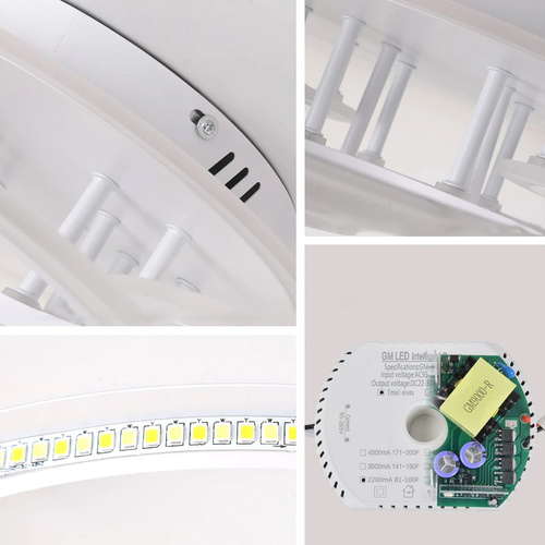 Mehrfachfunktionale moderne Pendelleuchte | LED | Schwarz | RLG-C72W-W