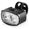 USB-LED-Fahrradlicht-Set – Vorne Weiß + Hinten Rot | Leistungsstarke Fahrradbeleuchtung| mit Batterie | BK-L8005