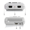 HD MINI Konsole | HDMI-Anschluss | 621 Spiele | TV-Spiel mit zwei Controllern | HD-SFC621