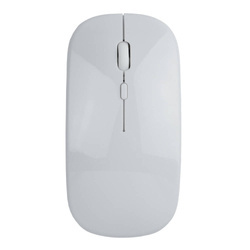 Ergonomische, kabellose Büro-Maus, optisch | 2,4 GHz + Bluetooth 5.2 | 800–1.600 DPI | weiß | X1-Dual