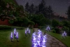 Solarblume | Solar-LED-Gartenlaterne Rittersporn | 72 cm, 600 mAh | FLD-33-PURPLE