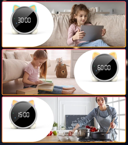 LED-Lichtwecker | Uhr mit Timer | SG-7-W