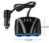 Zigarettenanzünder-Steckdose-Splitter 120W | 3 USB-Anschlüsse 3.1A | C08