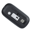 Kabellose optische Bürocomputermaus | 2,4 GHz + Bluetooth 5.2 | 800-1600 DPI | Schwarz | X1-Dual