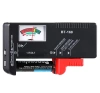 Batterietester | Analoges Voltmeter | Universaltester für Batterien und Akkus | BT-168-BLACK