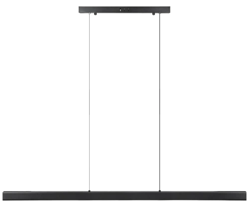 Moderne rechteckige Pendelleuchte | Fernbedienung | LED | schwarz | SX41-120CM-48W-BK