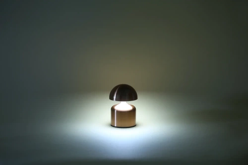 LED-Tischlampe Pilz | Kabellose Tischlampe für Hotel, Restaurant | Berührungsempfindliche Nachtlampe | HJA41-SILBER