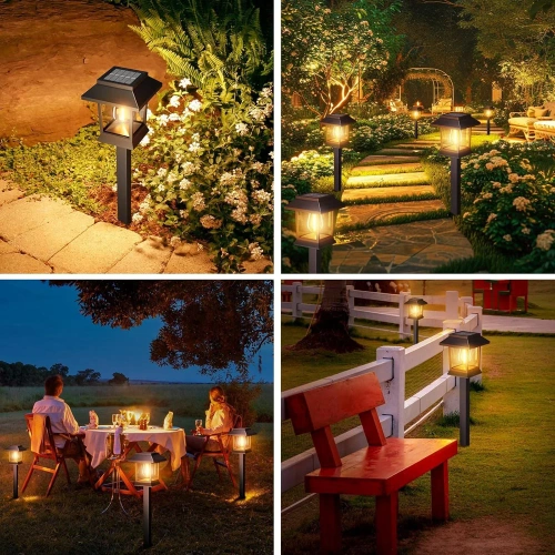 LED Solar Gartenlaterne | Elegante Säule | HK-115B