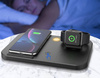 Dockingstation für Apple iPhone AirPods Watch | 15W kabelloses Ladegerät für Telefon und Kopfhörer | Reiseversion | WD-04