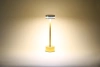 LED-Tischleuchte | moderne Nachttischleuchte mit integriertem Akku | gold | ATL08-GOLD