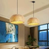 Natürliche Bambuslampe | BOHO geflochten | 60cm
