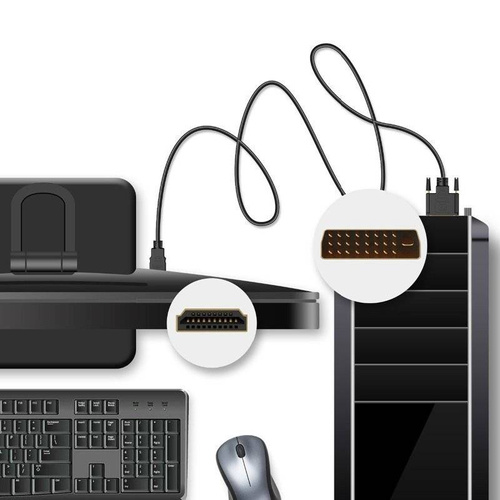 HDMI-Kabel - DVI | HDMI 2.0 | 4K | 3D | HD-2-2M-Black