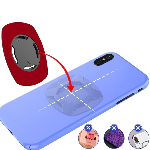 Fahrradhalterung drehbar | universelle Montage | rot | TLD-143A-RED