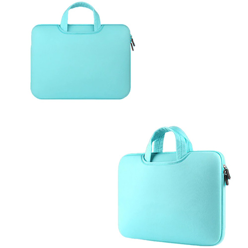 Neopren-Laptoptasche 15,6" | Griffe, zwei Seitentaschen | blau | BR04