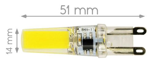 G9 LED COB Lampe | 5W LED Leuchtmittel Birne Ersatz 40W Halogenlampe | 390 Lumen