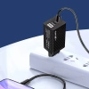 GaN | 65-W-Schnellladegerät mit USB- und USB-C PD 3.0-Anschlüssen 