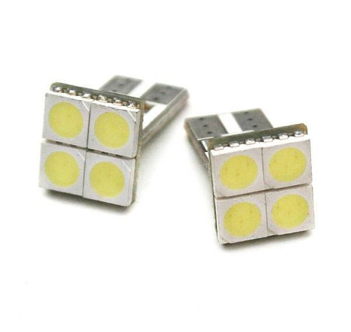 Auto LED Birne W5W T10 4 SMD 5050 CAN BUS FRONT