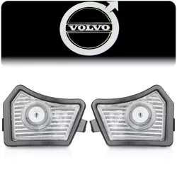 LED-Türprojektor | Montage im Außenspiegel | Willkommenslogo Hologram Volvo | weiß | ML-VO