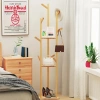 Kleiderständer mit Regalen | heller Bambus | BYY-502-YW