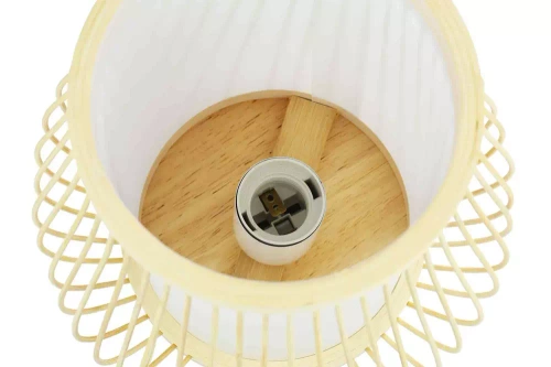 Tischleuchte | 25 cm, Bambus, E27-Fassung | DLM-P240