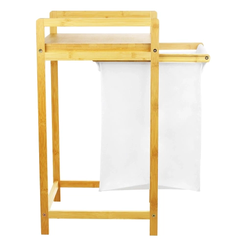 Wäschekorb mit Schrank | Bambus | NZ-1BS-Bamboo