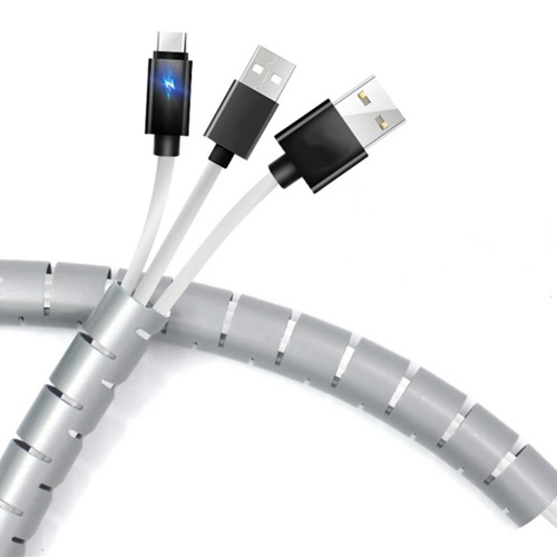 Kabel- und Draht-Organizer | Grau | CRG-002-2.6M