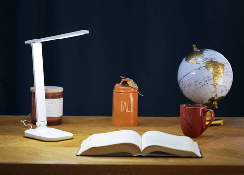 LED-Schreibtischleuchte | 7 W | 3 Lichtfarben | Handyhalterung | MT-611