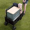 Faltbarer Reisewagen | Großer Transportwagen 100kg | Strandwagen 120L | CP01-80