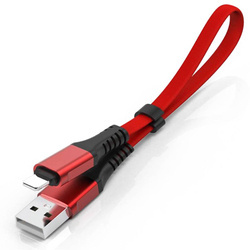 Kurzes USB-Lightning-Kabel für das iPhone | Quick Charge 3.0 | 30 cm | Datenübertragung, Car Play | UC-020-IP
