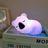 Silikon LED Koala Nachtlicht | Tragbare Kinderlampe 9 Lichtfarben | JL-708