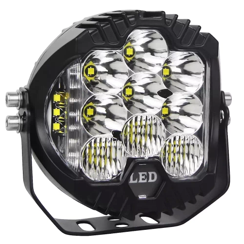LED-Arbeitsleuchte | 9" | 50 W | 5.000 lm | 2-in-1 | Tagfahrlicht (DRL) + Fernscheinwerfer | WL002-50W