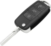 Gehäuse für VW-, SKODA- und SEAT-Schlüssel | Passender Fernbedienungsschlüssel für das Auto | VM-T5-POLO