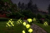 Solarblume | Solar-LED-Gartenlampe Gelbe Rosen | 74 cm, 600 mAh | FLD-35-GELB