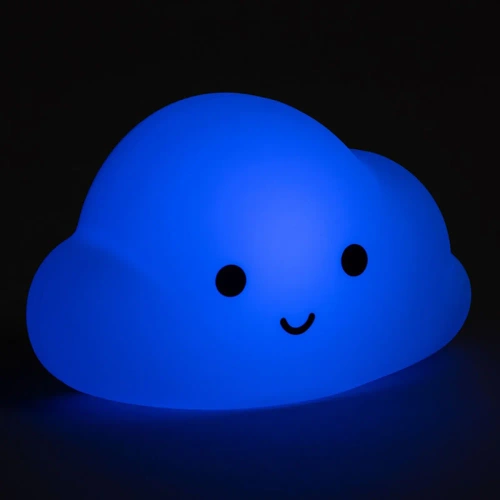  Silikon LED Nachtlicht Wolke | Tragbare Kinderlampe 9 Farben Licht | USB wiederaufladbare Lampe | JL-907