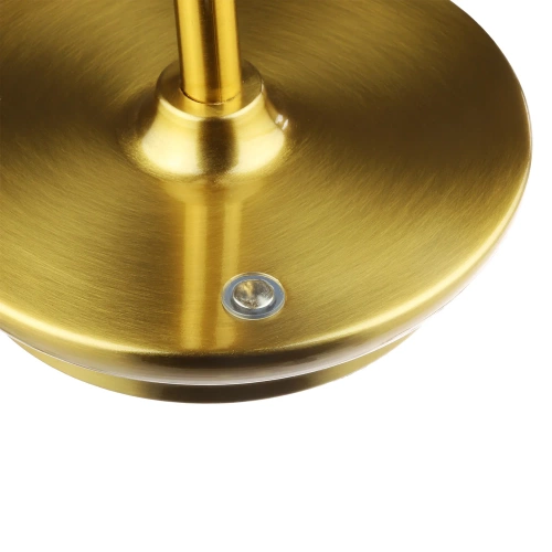 LED-Tischleuchte mit integriertem Akku | Nachttischleuchte mit drei Lichtfarben, stimmungsvolle Beleuchtung für Hotel und Restaurant | gold | HJA15-GOLD