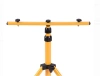 Beleuchtungsset 100W 9500lm 3 in 1 | 2x 50W Halogenstrahler mit 1,6m Montageständer und 3m Kabel