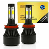 LED-Scheinwerferlampe Set | H9 H11 S4 COB | 80 W | 16.000 lm | 2 Stück