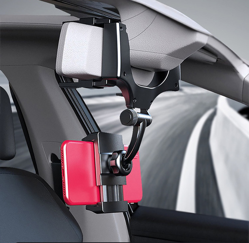 Kfz-Smartphone- und Navigationshalterung zur Befestigung am Rückspiegel | PSI-R001