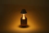 Kupferfarbene LED-Tischleuchte mit eingebautem Akku | Berührungsempfindliche Nachtlampe mit einstellbarer Leistung und Farbe | Moderne Lampe für Restaurants, Hotels und Wohnzimmer | YG-D030-KUPFER